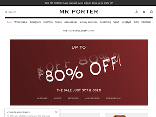 mrporter.com screenshot