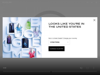 mugler.com screenshot