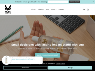 musehealth.com screenshot