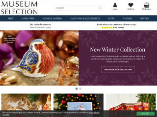 museumselection.co.uk screenshot