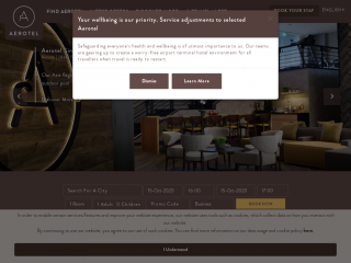 myaerotel.com screenshot