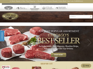 mychicagosteak.com screenshot