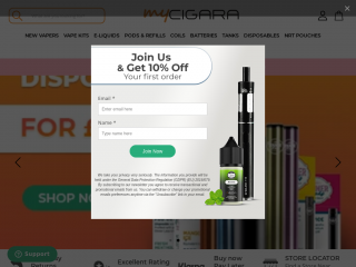 mycigara.com screenshot