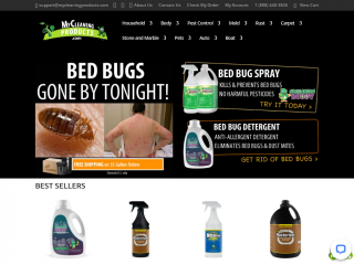 mycleaningproducts.com screenshot