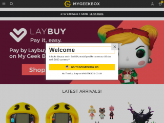 mygeekbox.co.uk screenshot