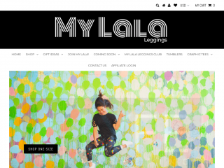 mylalaleggings.com screenshot