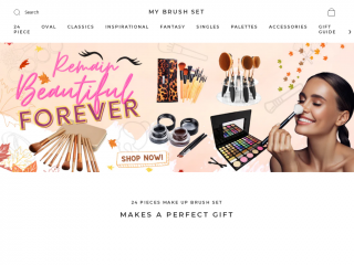 mymakeupbrushset.com screenshot