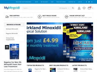 myminoxidil.co.uk screenshot