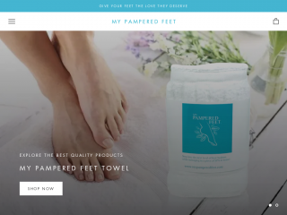 mypamperedfeet.com screenshot