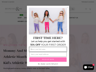 mypetiteandme.com screenshot