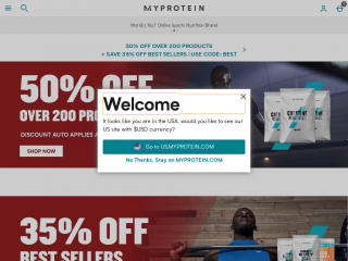 myprotein.com screenshot