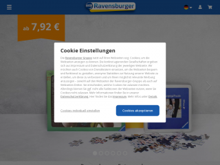 myravensburger.com screenshot