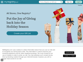 myregistry.com screenshot