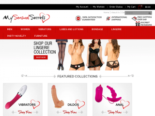 mysensualsecrets.com screenshot