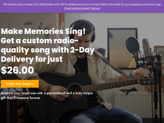 mysoundgift.com screenshot