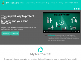 myteamsafe.com screenshot
