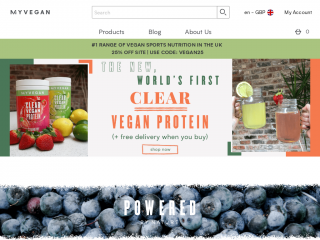 myvegan.com screenshot