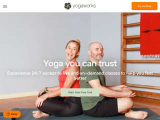 myyogaworks.com screenshot