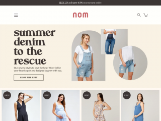 NOMMaternity.com screenshot