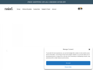 naiadshop.com screenshot