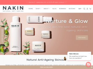 nakinskincare.com screenshot