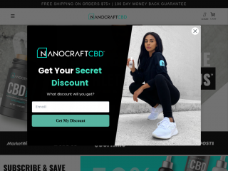 nanocraftcbd.com screenshot