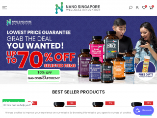 nanohealthcareshop.com screenshot