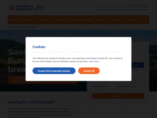 nationalholidays.com screenshot