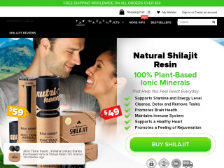 naturalshilajit.com screenshot