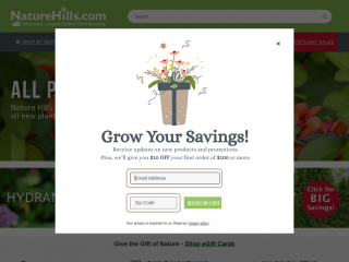 naturehills.com screenshot