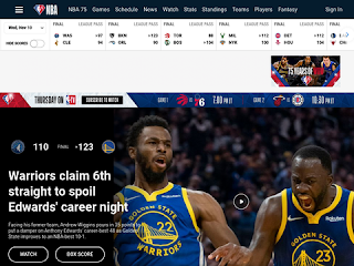 nba.com screenshot