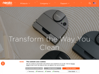 neatorobotics.com screenshot