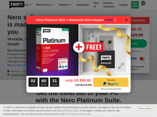 nero.com screenshot