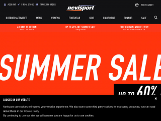nevisport.com screenshot
