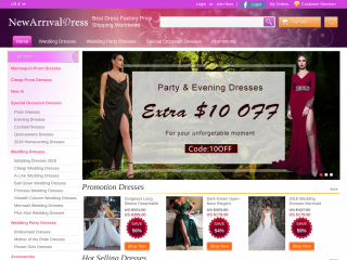 newarrivaldress.com screenshot