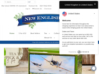 newenglishteas.com screenshot