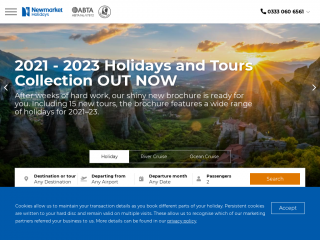 newmarketholidays.co.uk screenshot