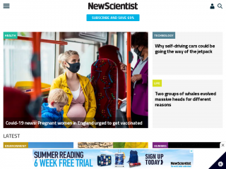 newscientist.com screenshot