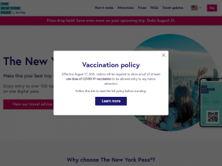 newyorkpass.com screenshot