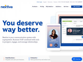 nextiva.com screenshot