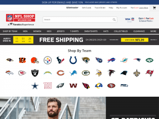 nflshop.com screenshot