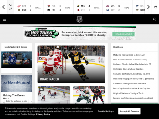 nhl.com screenshot