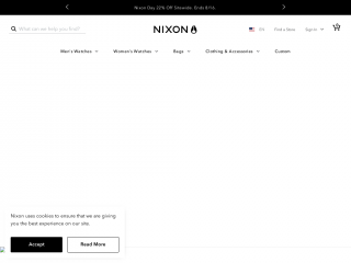 nixon.com screenshot