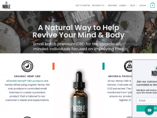 noblehemp.com screenshot