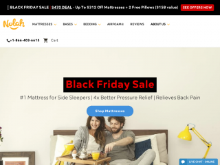 nolahmattress.com screenshot