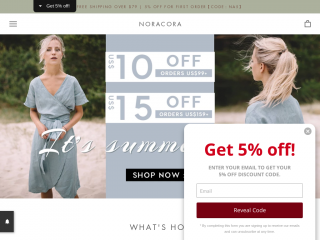 noracora.com screenshot