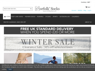 norfolksocks.com screenshot