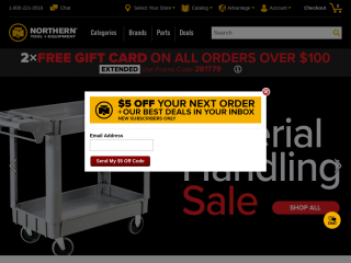 northerntool.com screenshot