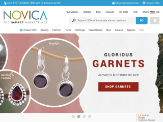 novica.com screenshot