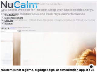 nucalm.com screenshot